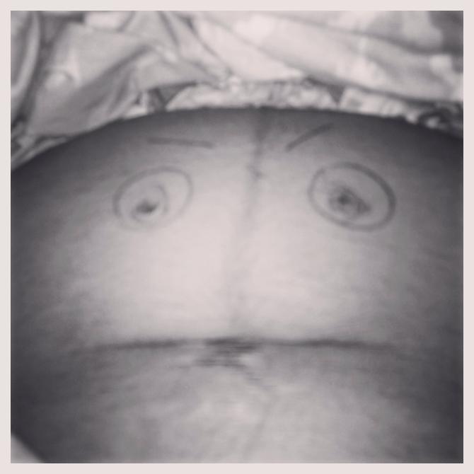 Deflated Belly Face