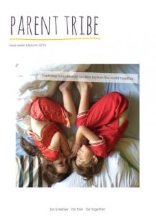 Parent Tribe magazine, cover photo and article by Pippa Best of Story of Mum